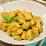Sweet Potato Gnocchi almond lemon pesto