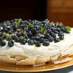 lemon blueberry pavlova