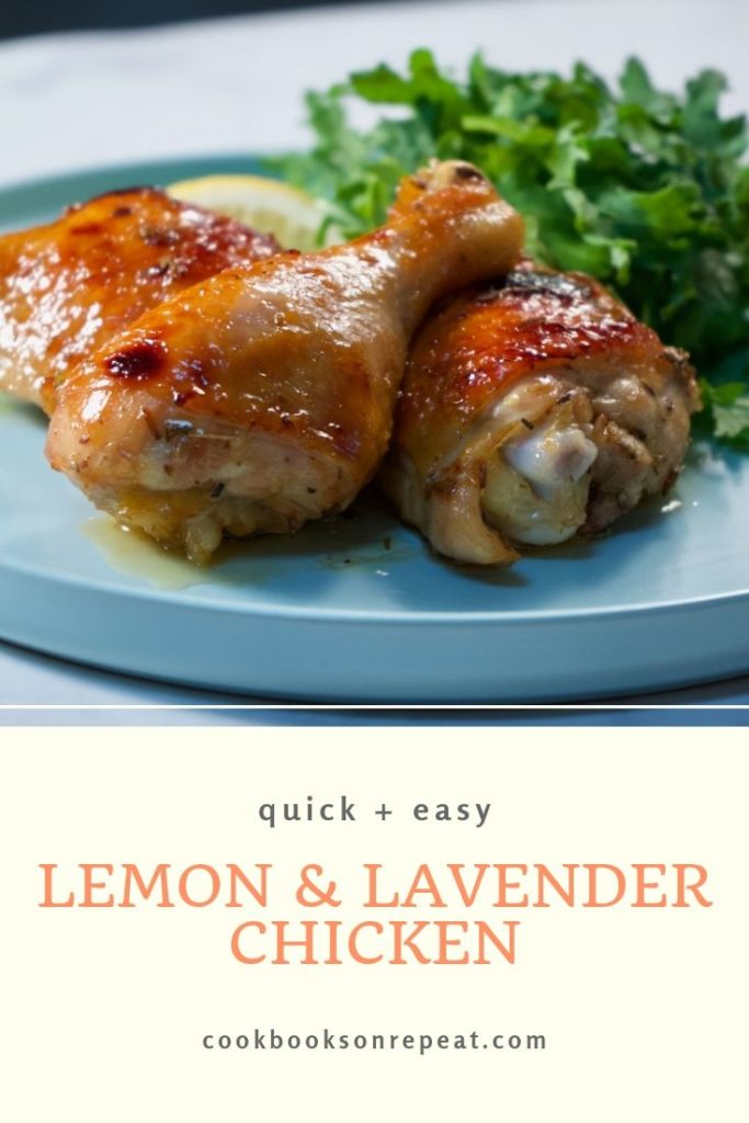 Lemon and lavender pinterest pin.