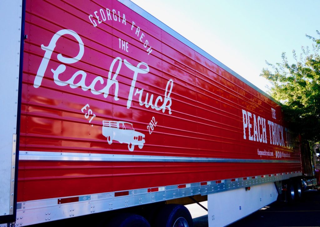 The Peach Truck's actual truck.