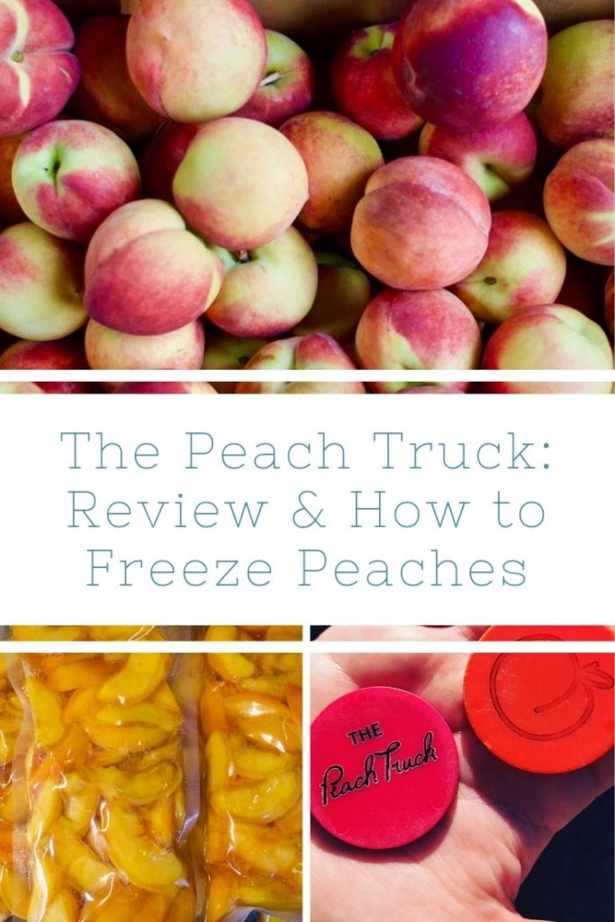 pinterest graphic for The Peach Truck