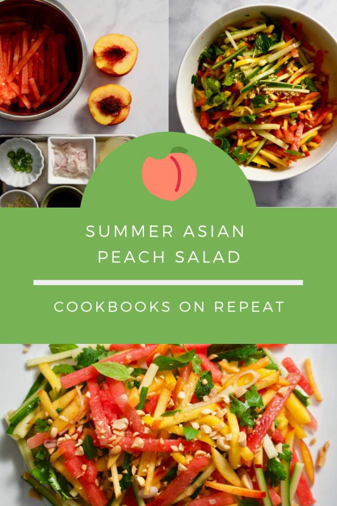 Summer Asian Peach Salad